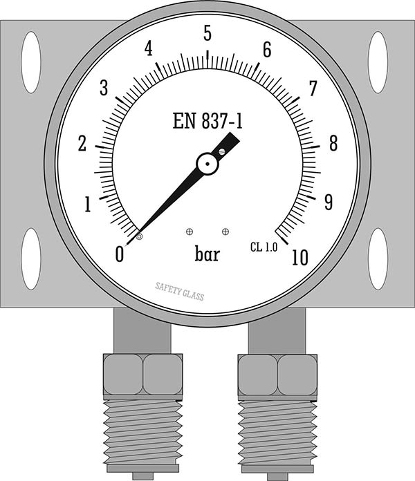 Differential pressure gauges