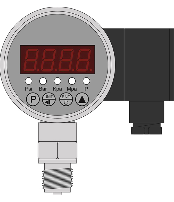 Digital pressure gauges