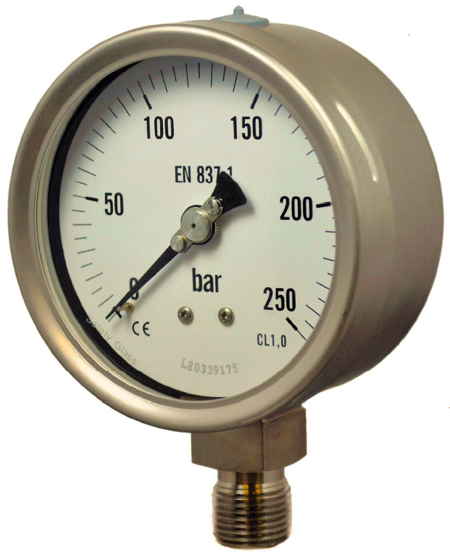 MNSS series Full Stainless Steel Industrial Pressure Gauges