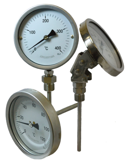 BTSS series Full Stainless Steel Bimetal Thermometers 