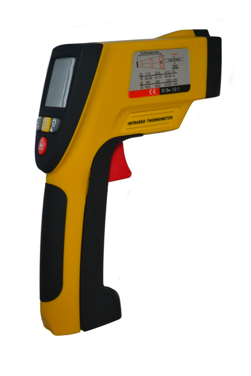 termometro a raggi infrarossi con range di temperatura -40° +816°C